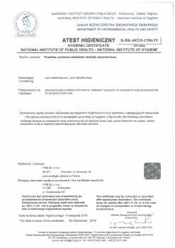 ATEST HIGIENICZNY